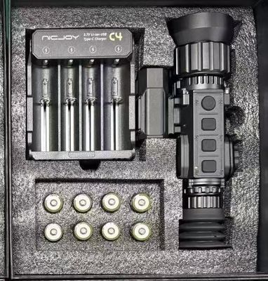 FW-ZN Highly Sensitive Thermal Imaging Monocular with Uncooled Microbolometer Sensor and 1500m Detection Range Featuring 35mm F1.0 Lens