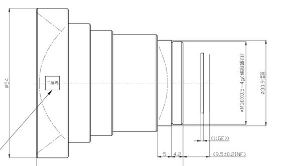 FWD-14 14mm F1.0 1280×1024@12μm LWIR Motorized Zoom Lens   Chalcogenide Series untuk Pencitraan Termal