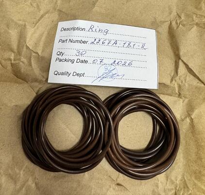 2267A-181-2 Ukuran Besar Cincin-O Penerbangan Gasket Segel Melingkar Penerbangan untuk Penerbangan Tahan Bahan Bakar dan Tahan Minyak Panas